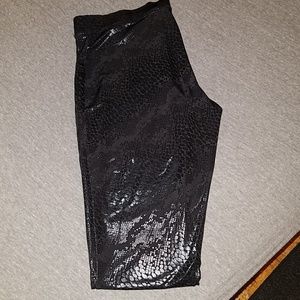 Snake skin leggings
